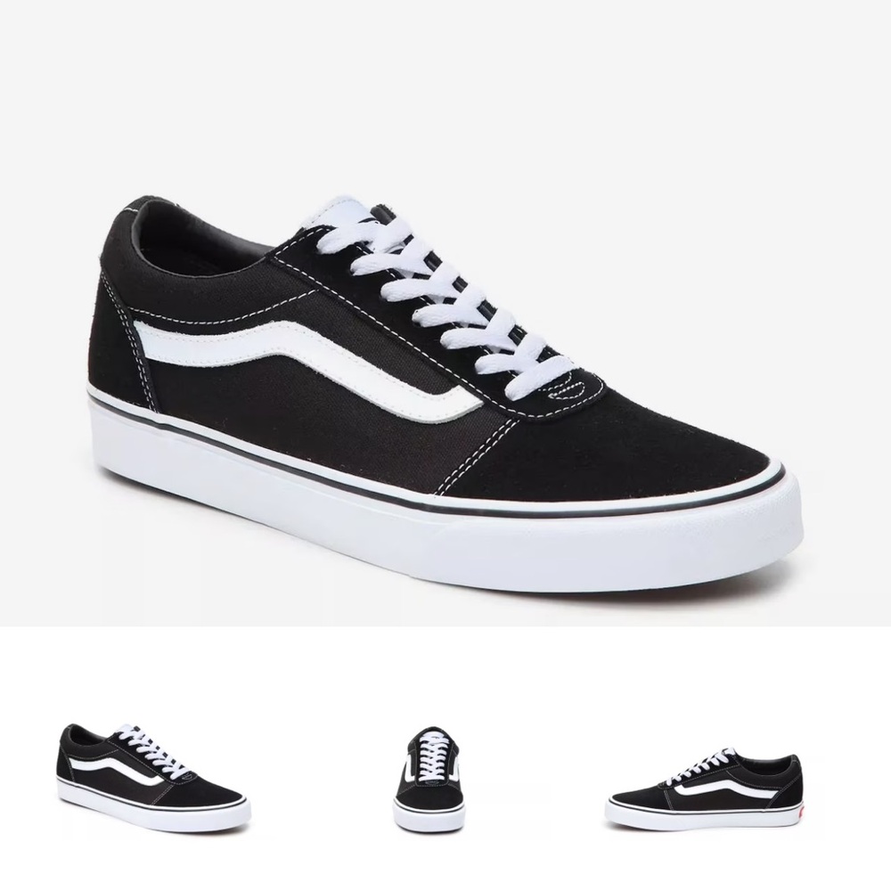 Vans Black and White Old Skool Sneakers